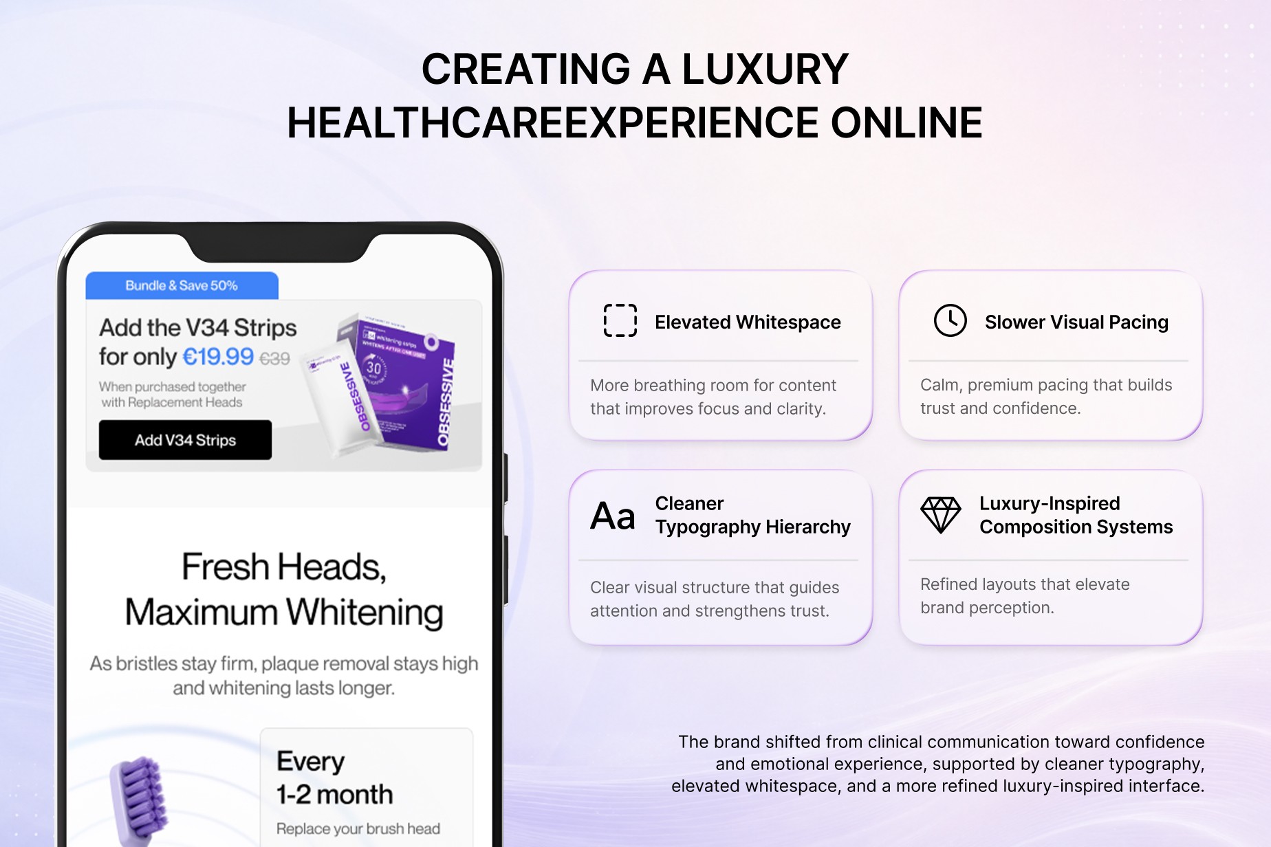 Website redesign case study for MDRN Remedies wellness brand