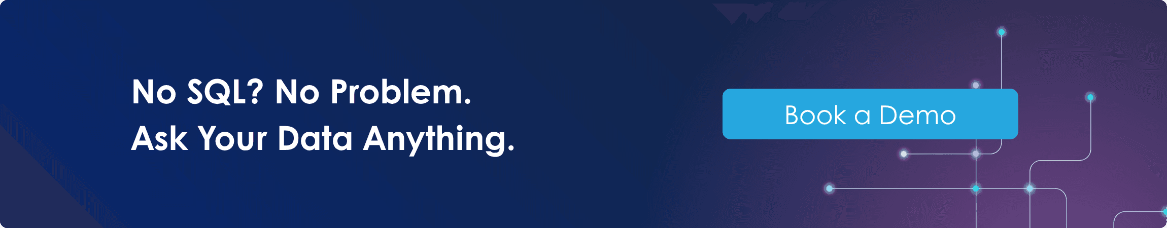 No SQL? No Problem. Ask Your Data Anything.