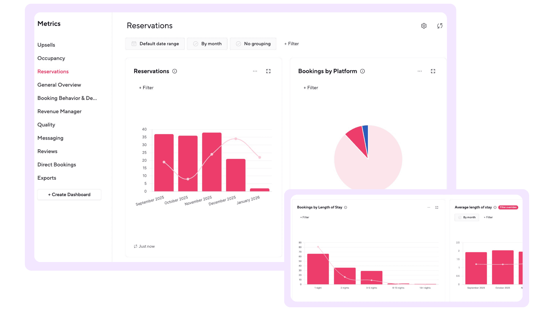 Owner Payouts mockup