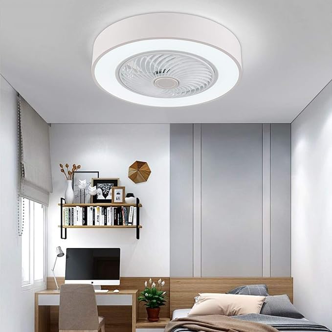 White chandelier ceiling fan – A beautifully designed piece, perfect for adding elegance to any space.