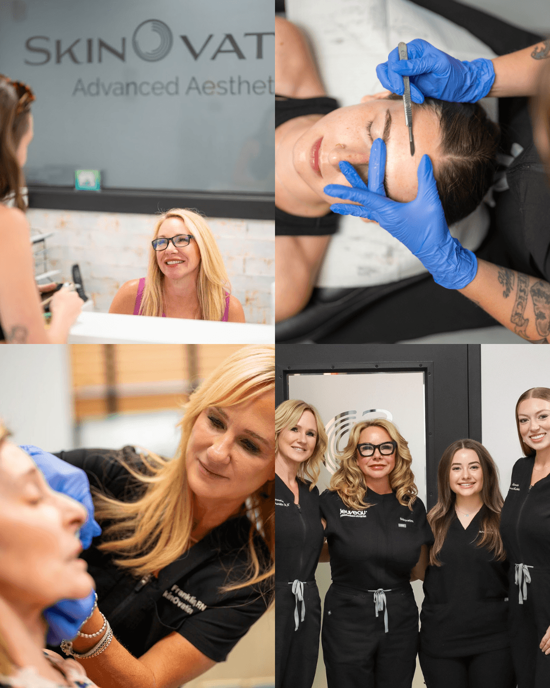 SkinOvation Advanced Aesthetics, an Asheville and Arden NC medical spa offering injectables, laser treatments, skin rejuvenation, body treatments, and skincare.