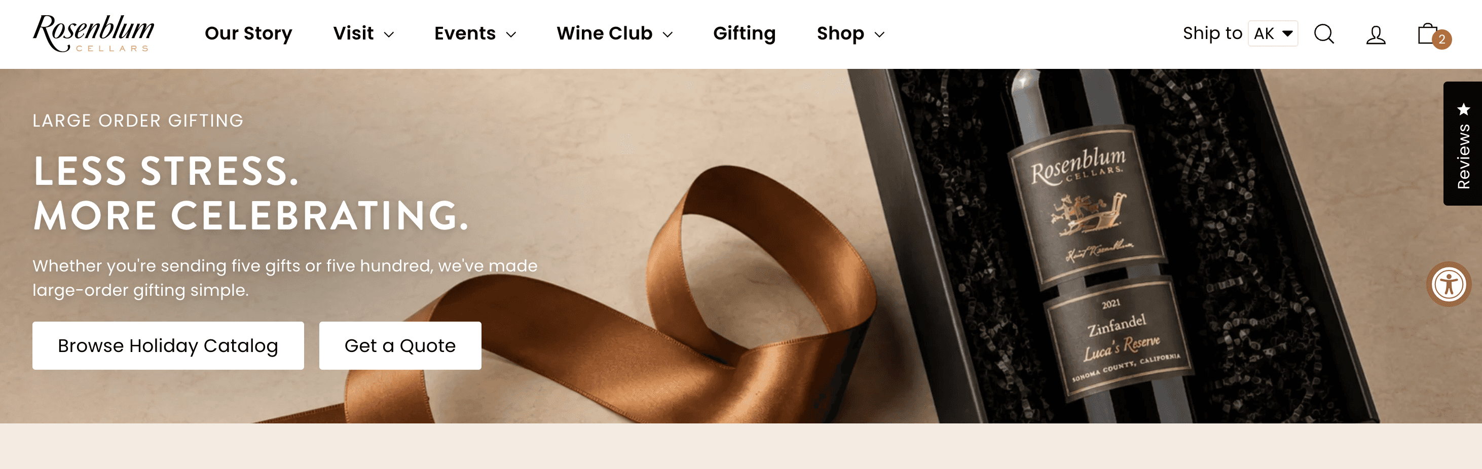 Rosenblum wine gifting