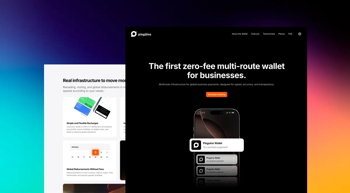 Pinguino Wallet – Global multi-rail payments with smart routing