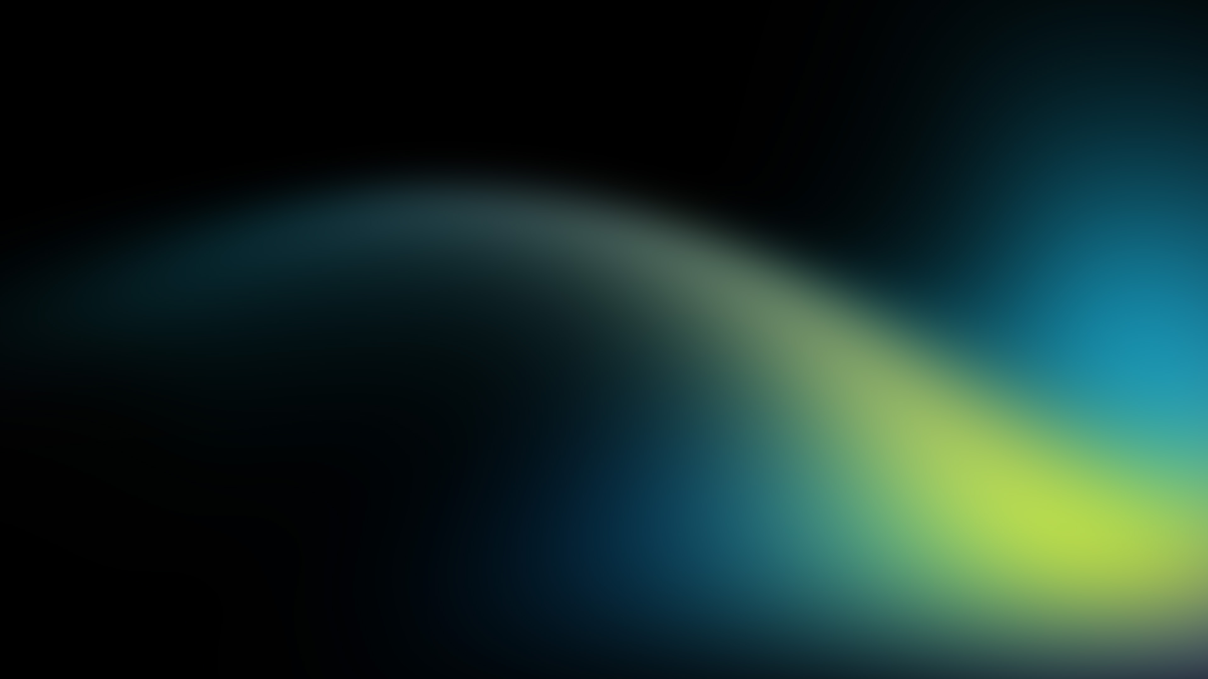 Abstract dark gradient background with teal and yellow tones