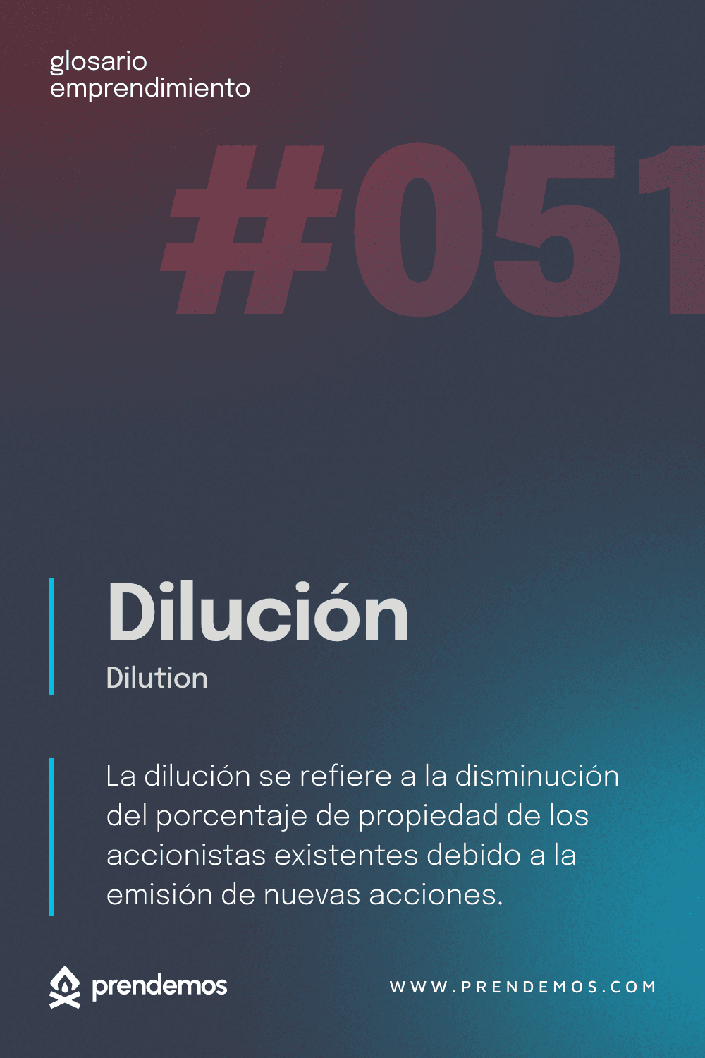 Qué es la Dilución en el Mundo del Emprendimiento