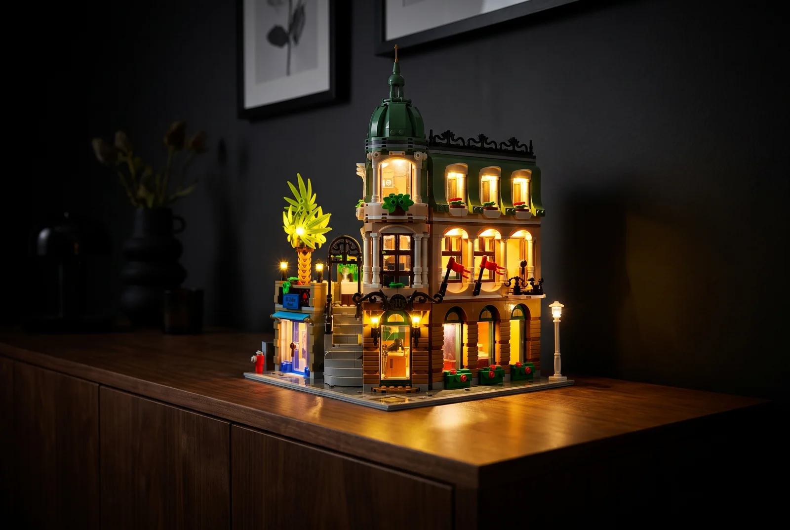  Modular Building fra lego med led-lyssett