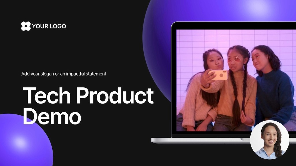 Tech product demo template