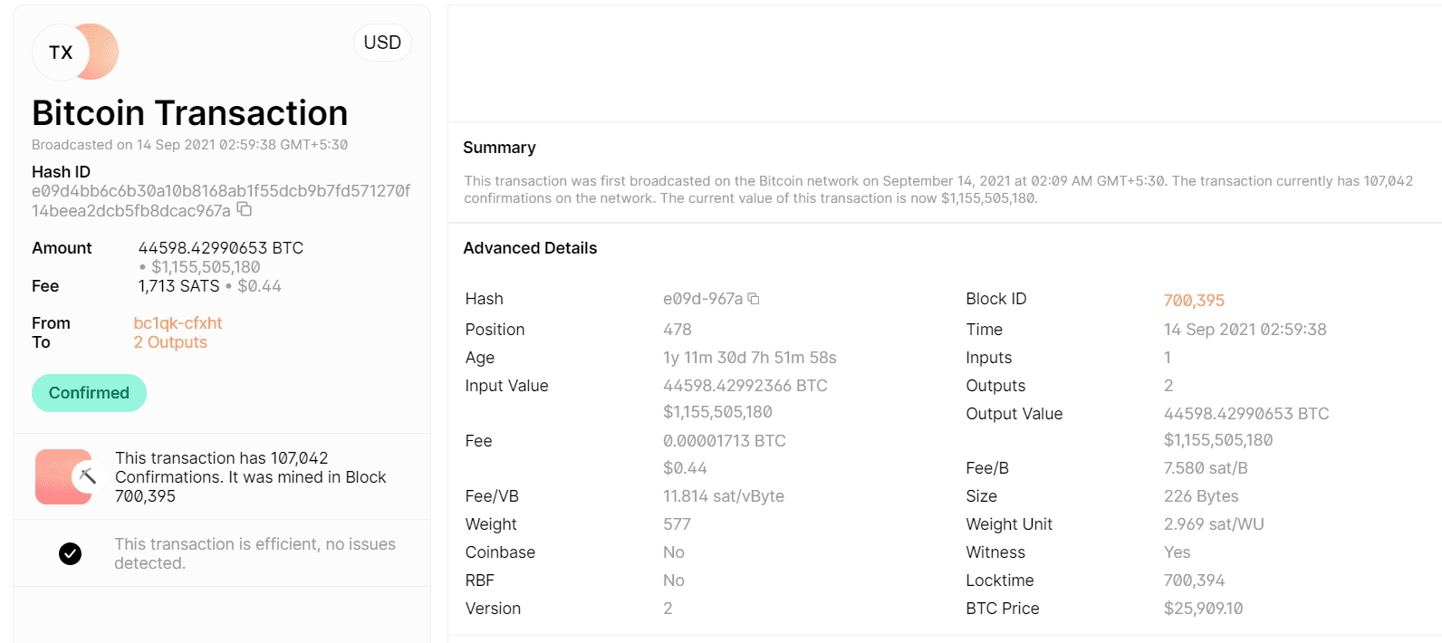 Bitcoin Transaction Broadcast
