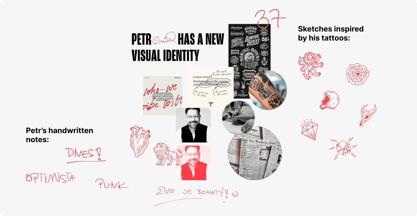 Petr Šimůnek personal brand identity and website beyond Forbes