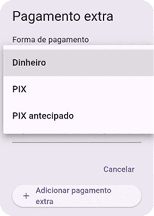 pagamento extra