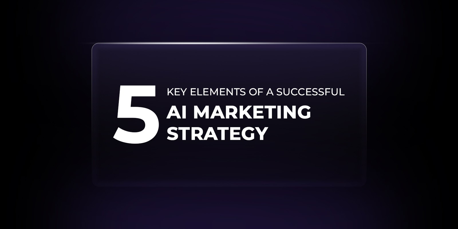 AI marketing strategy