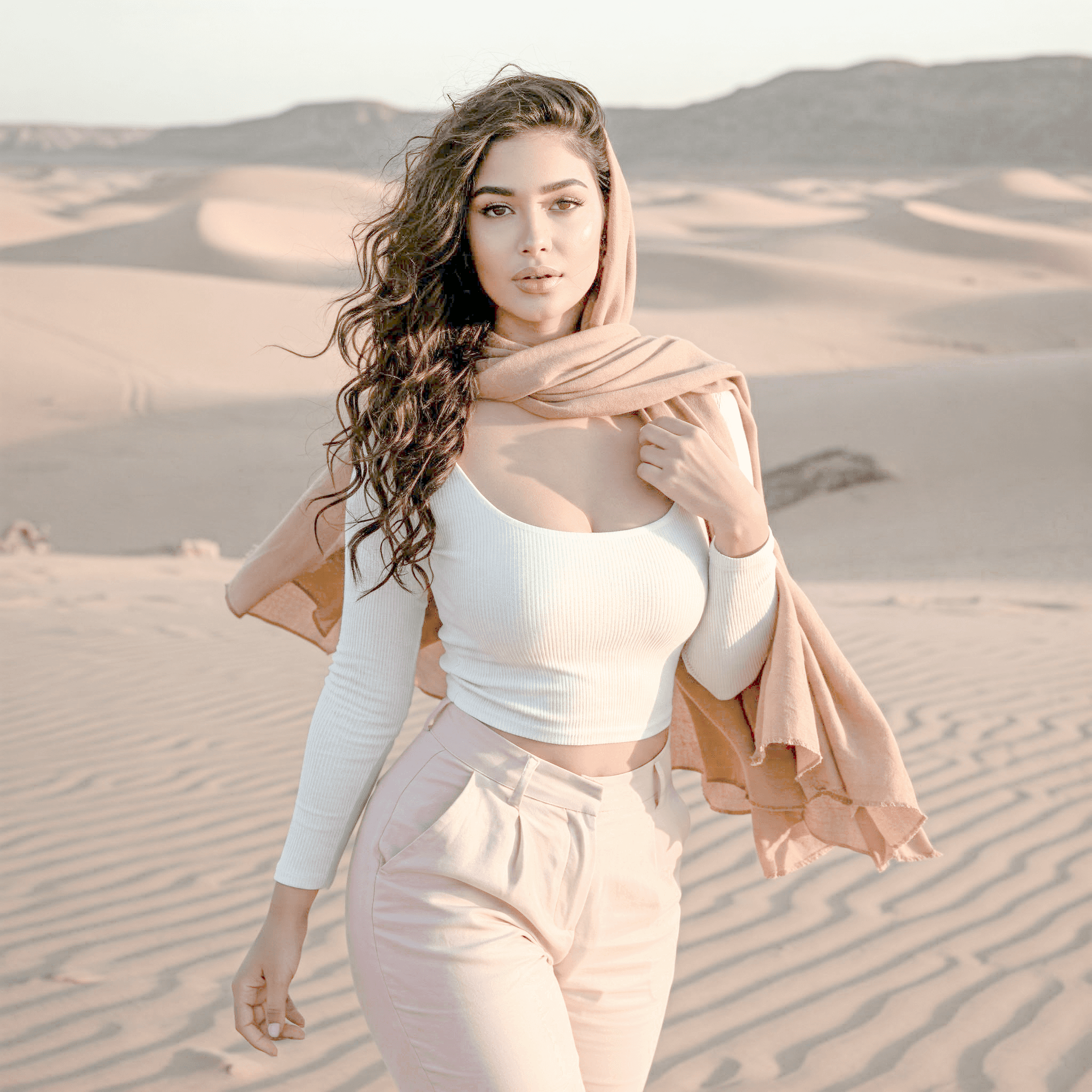 Woman Sit On The Floor