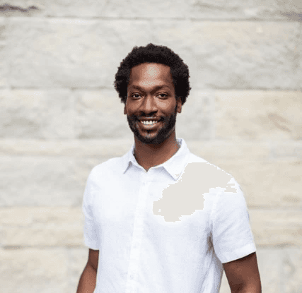 a man smiling for the camera