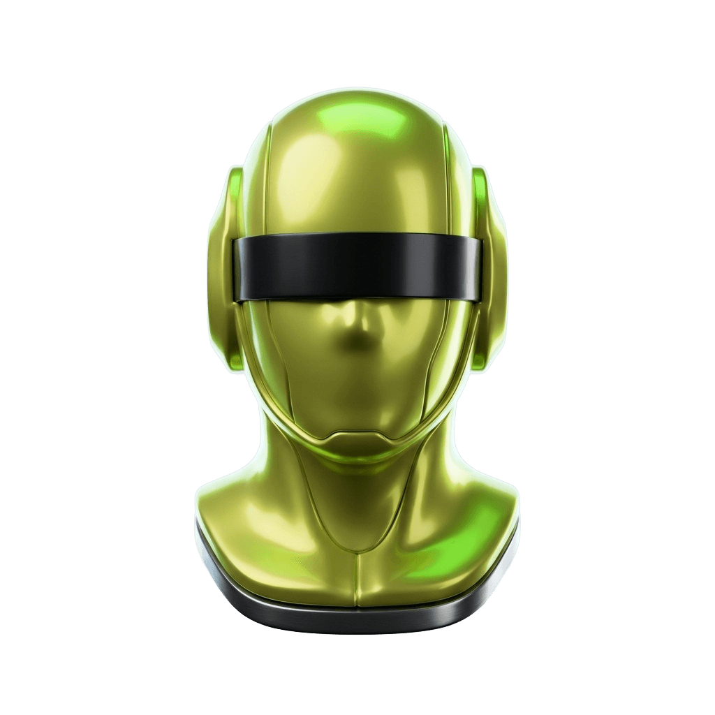 stainless steel robot toy in close up photography (Background Removed)