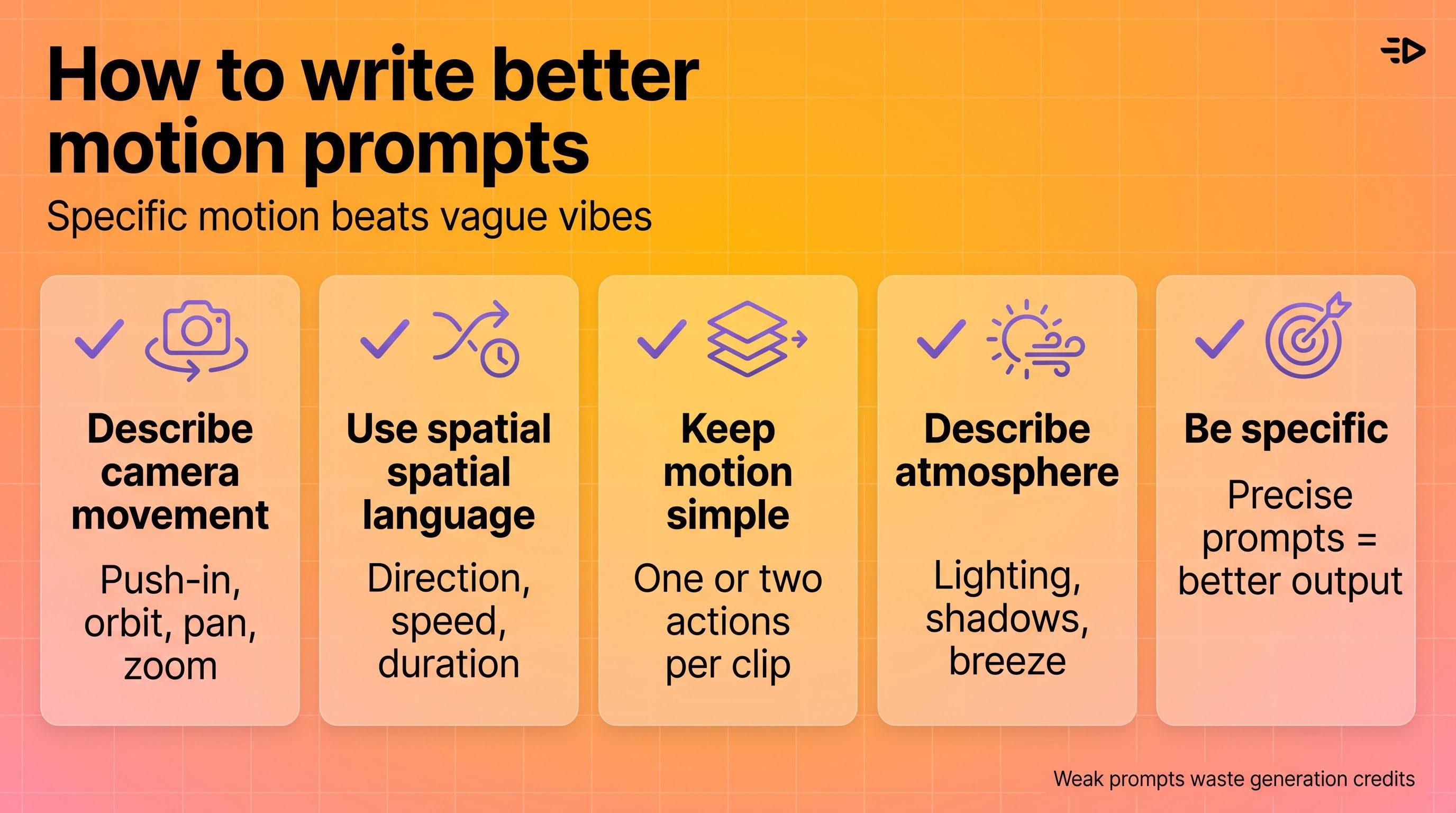 How to write better morion prompts