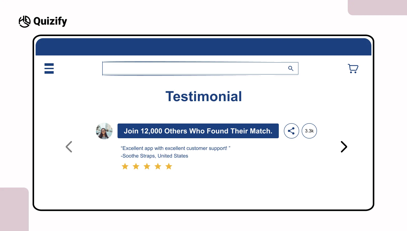 Social proof nudge Call to action | Quizify