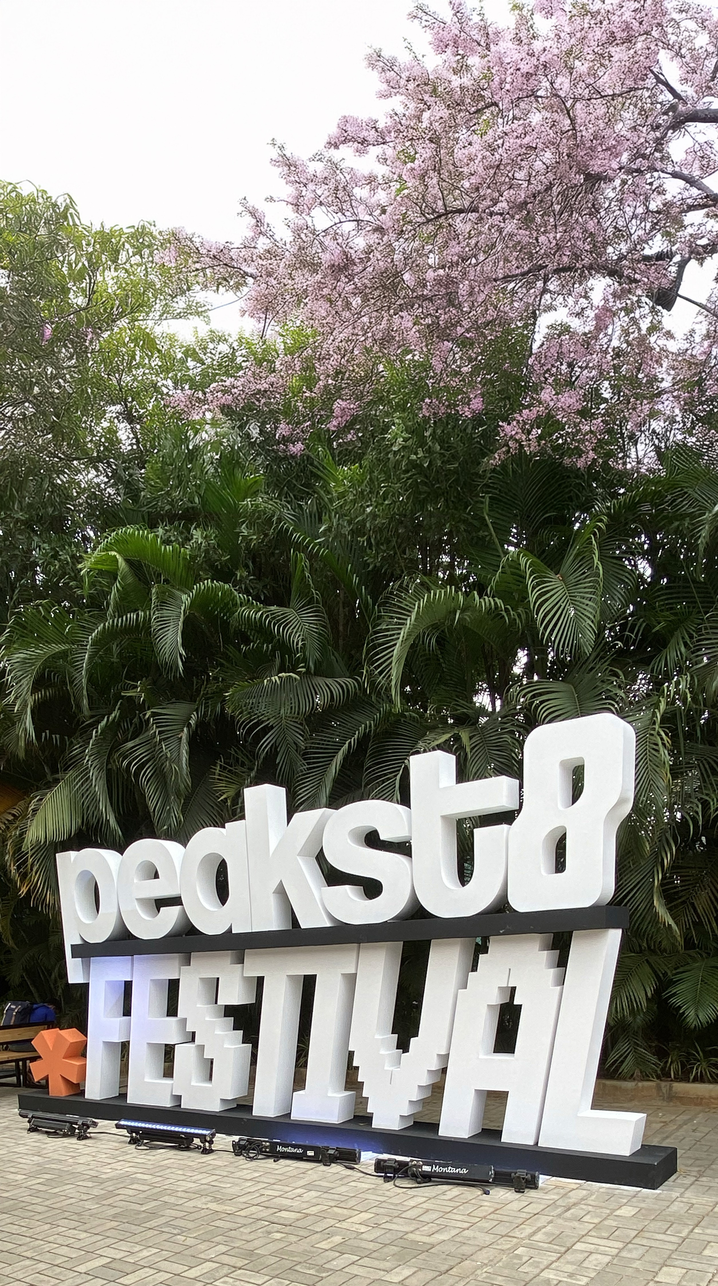 Colorful oval shapes arranged on a grid