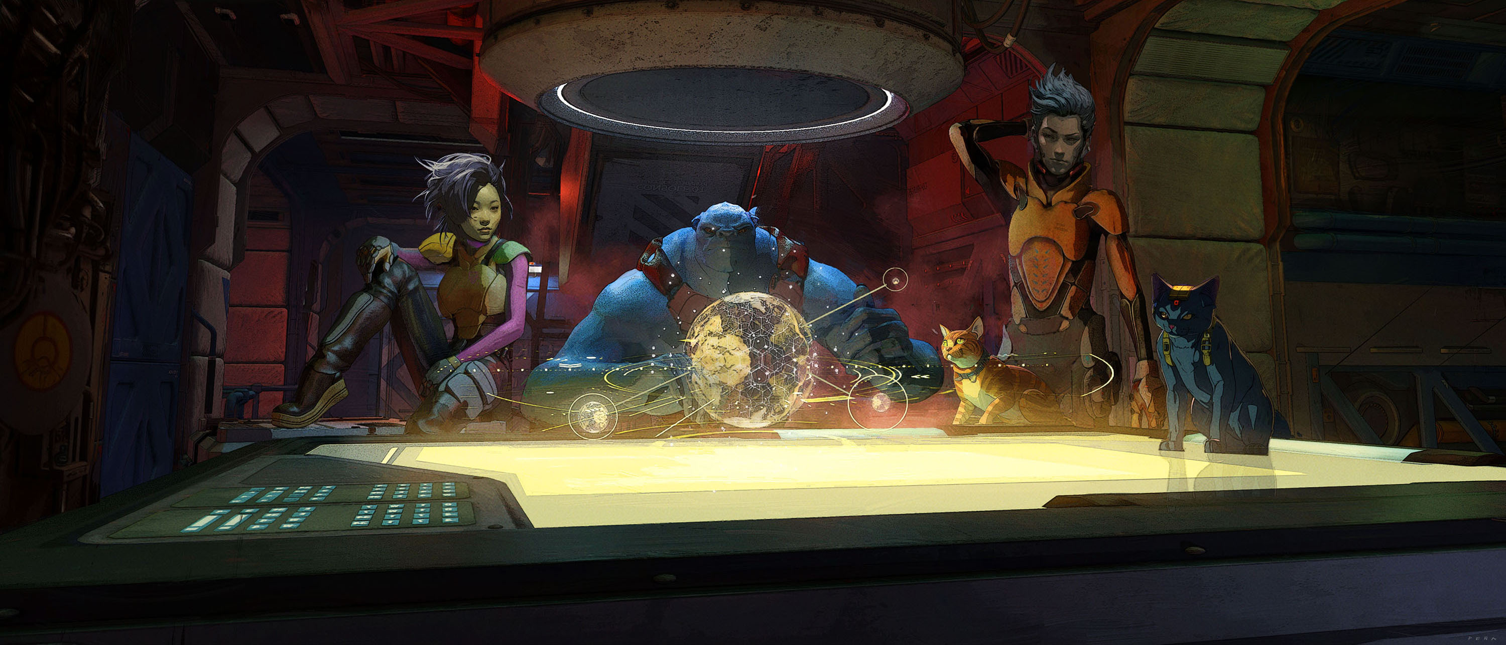 BOLO & KATO concept art – visual development of the operatives and their world