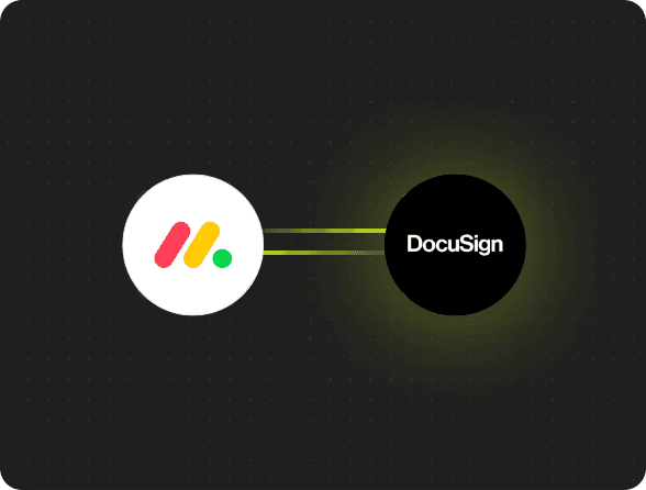 DocuSign integration med monday.com