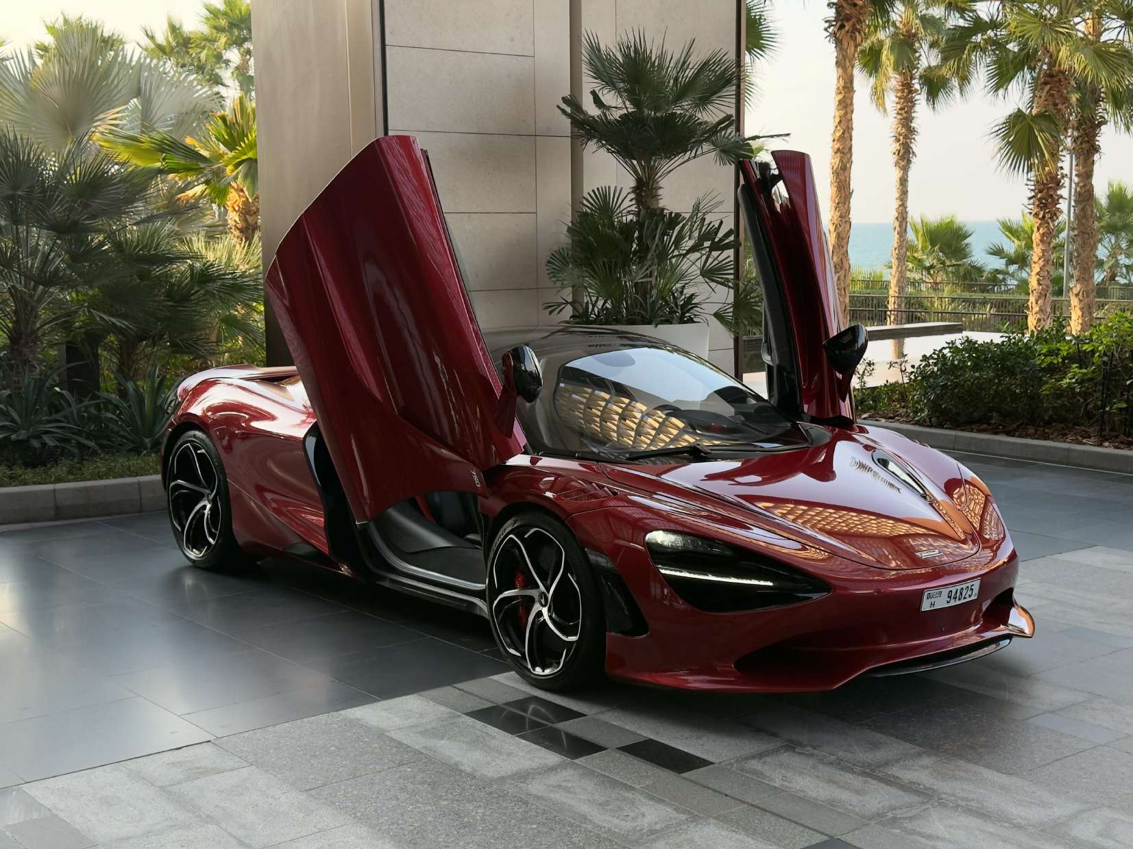 modern house with big windows