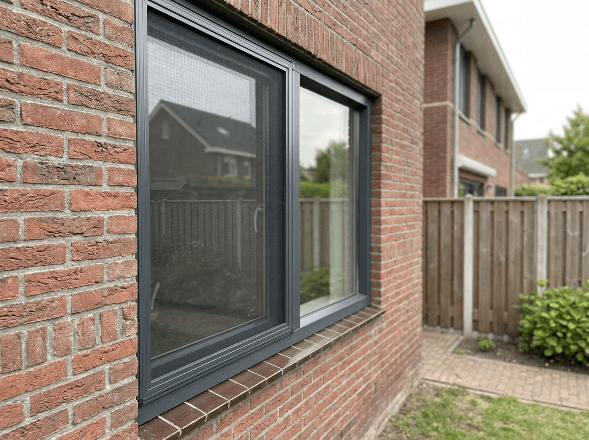 Spotless exterior window after a professional detail
