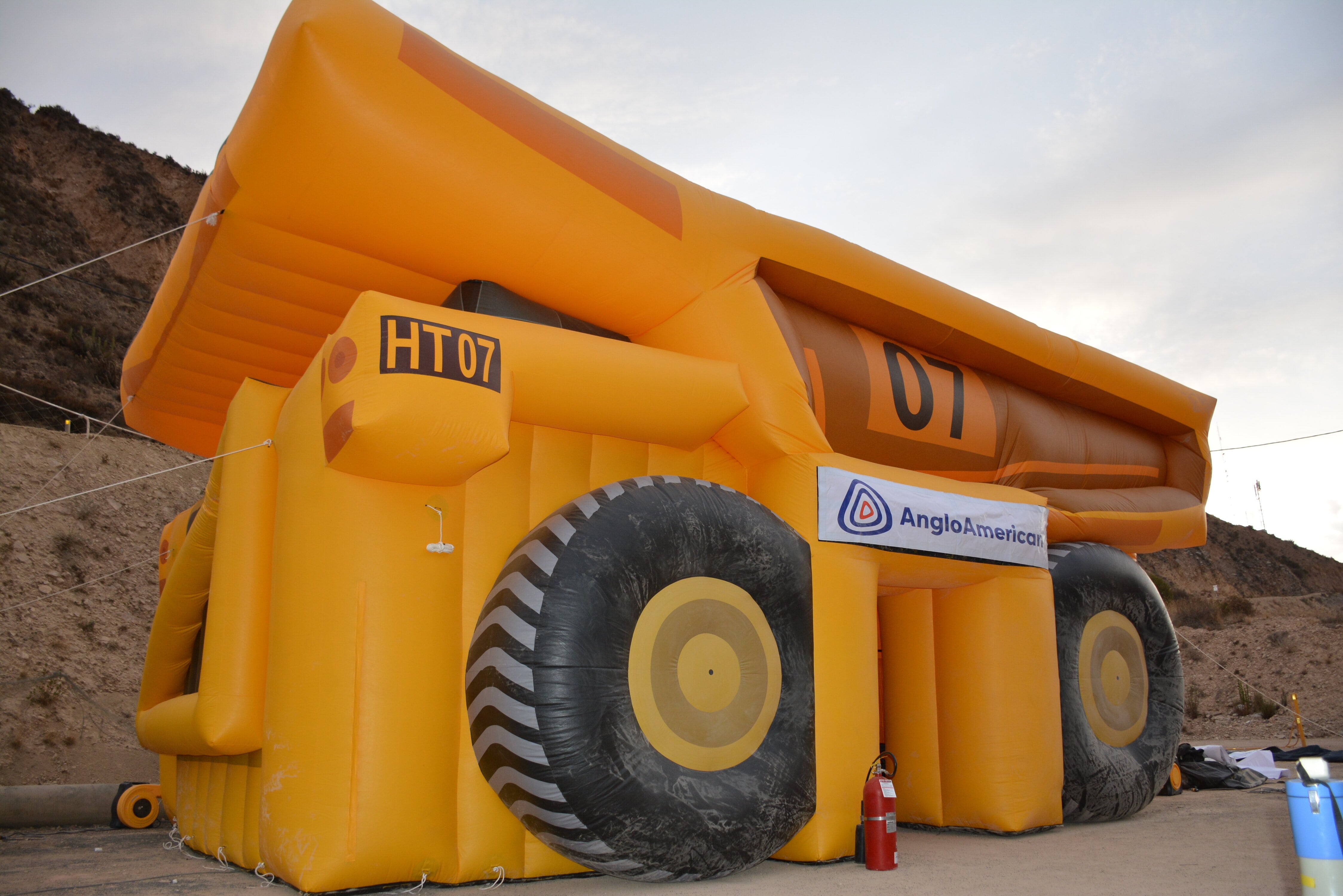 A tree floating on top of an island at night
