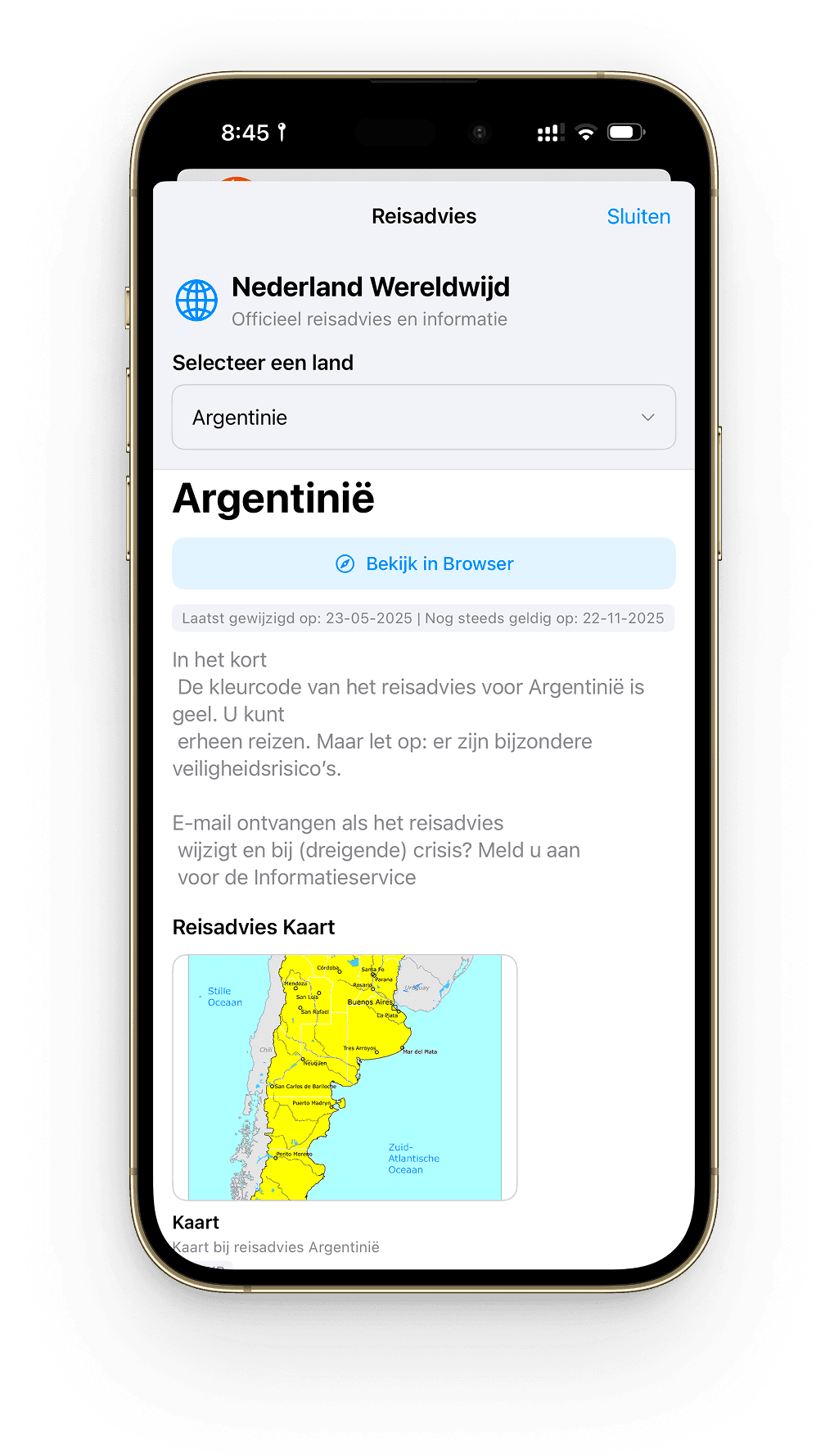 An image of Dreelio's in app customization feature