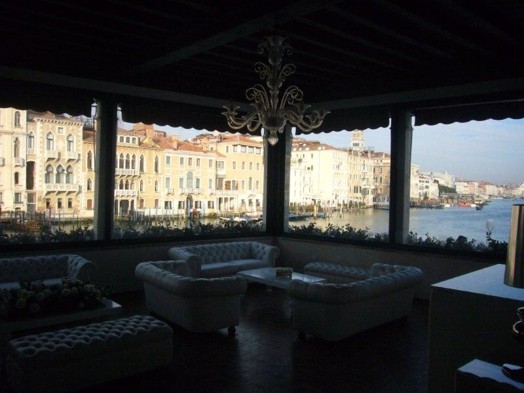 living room with white couches