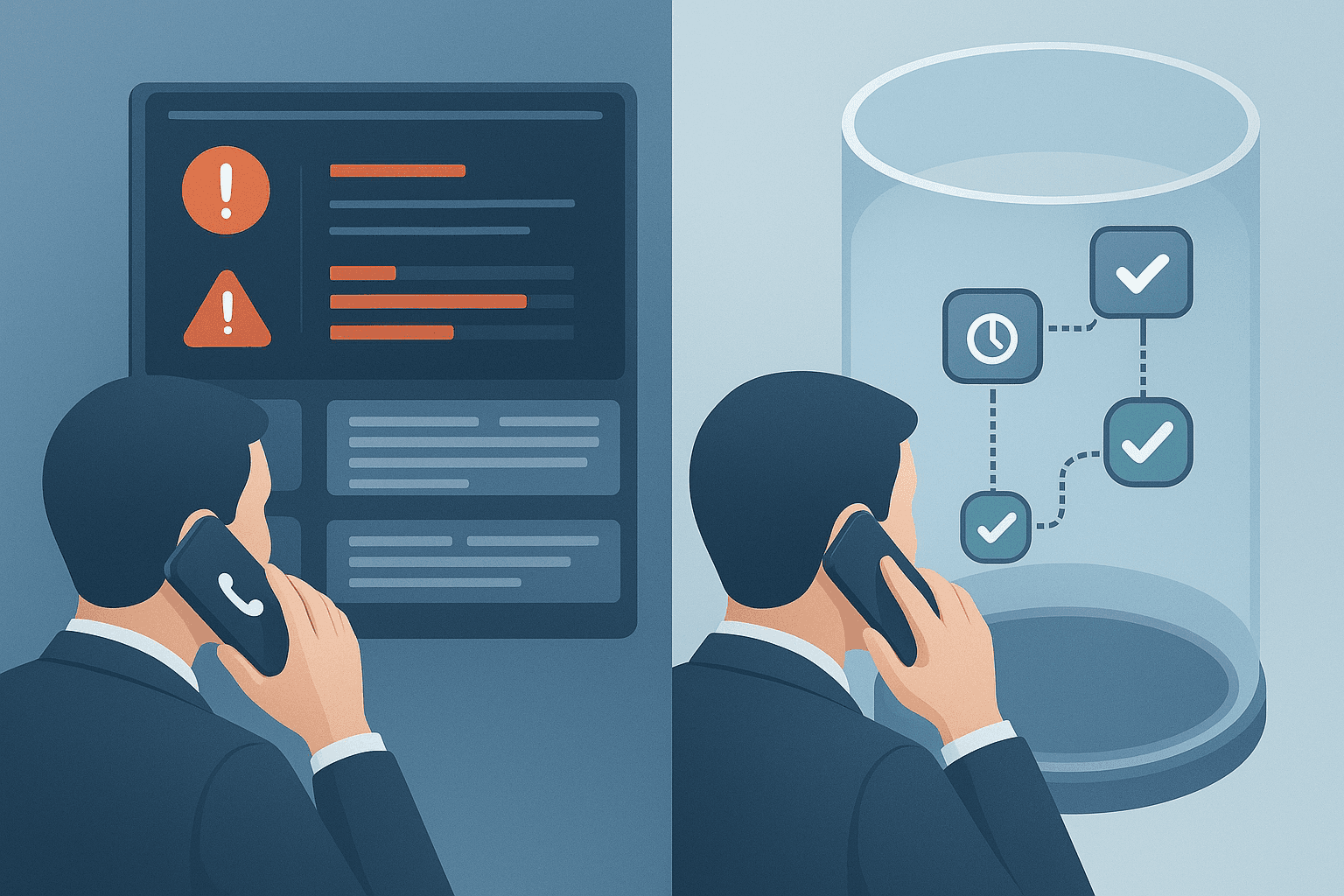 Illustration for: Key Evaluation Criteria: Compliance, Analytics, and Conversation Quality