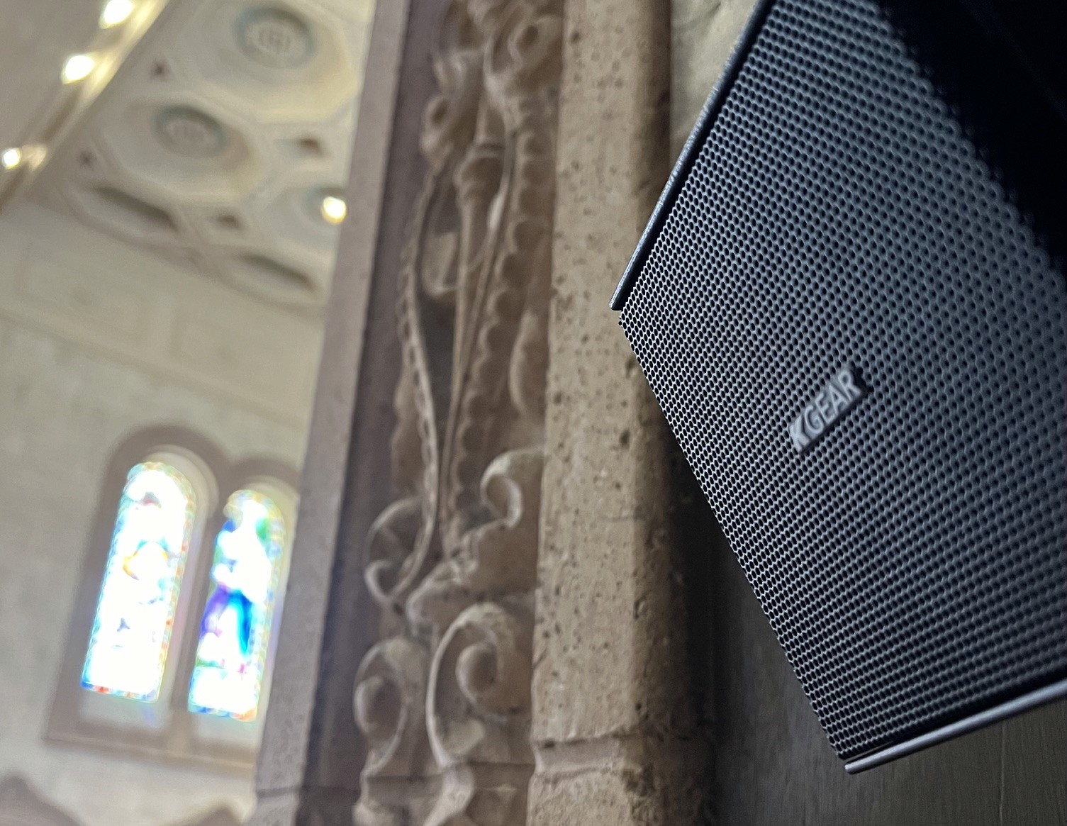 Founders Chapel sound system installation