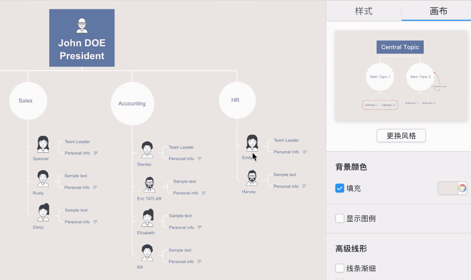思维导图设计示例
