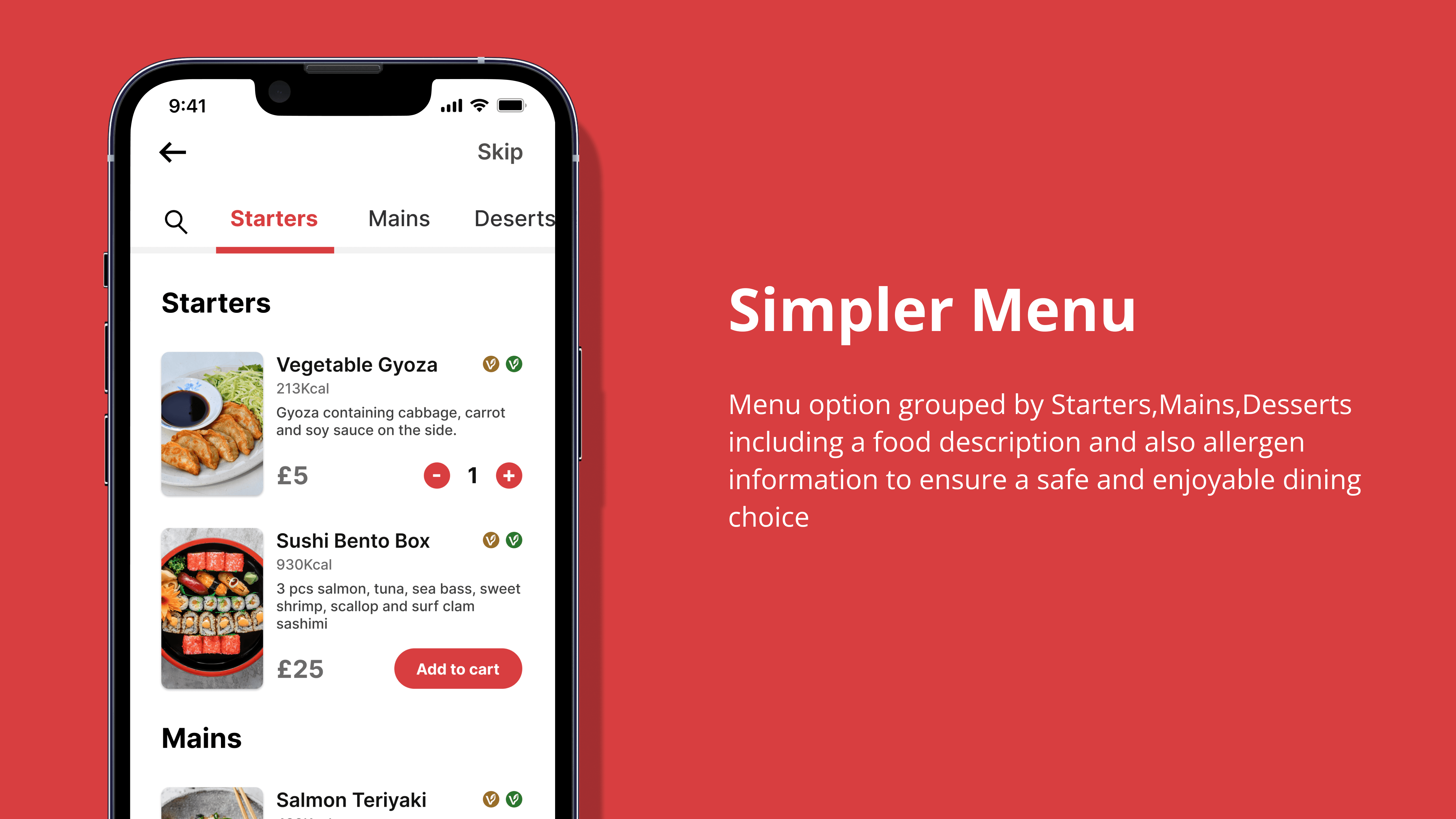 Simpler Menu explanation