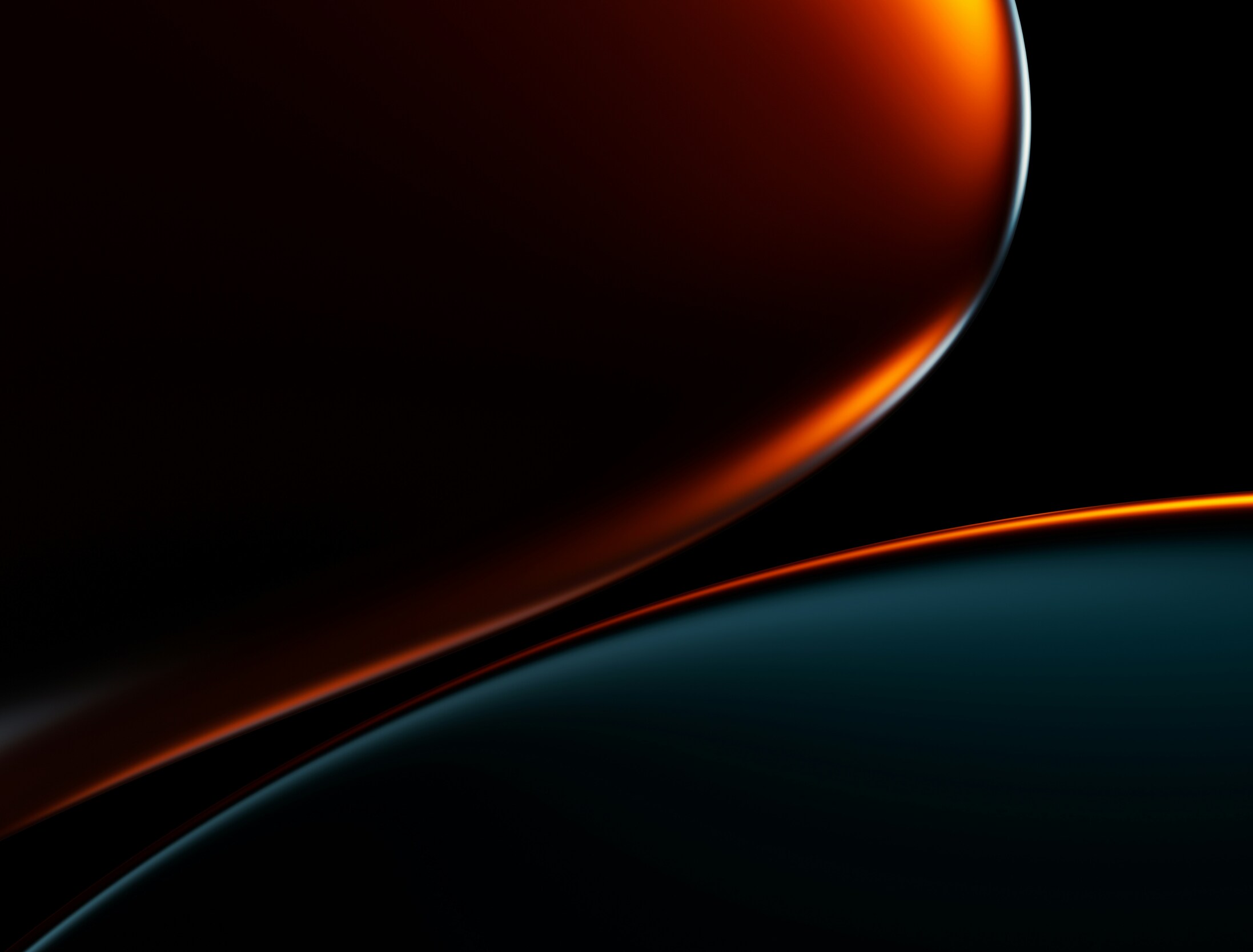 Abstract orange and black background