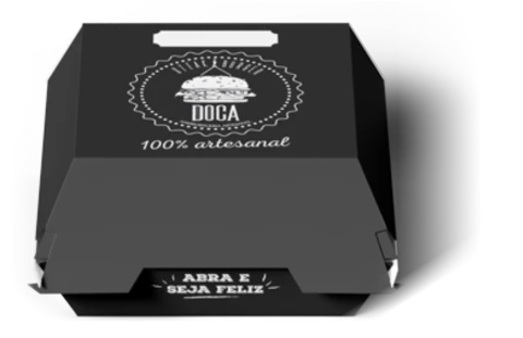 caixa para hamburguer