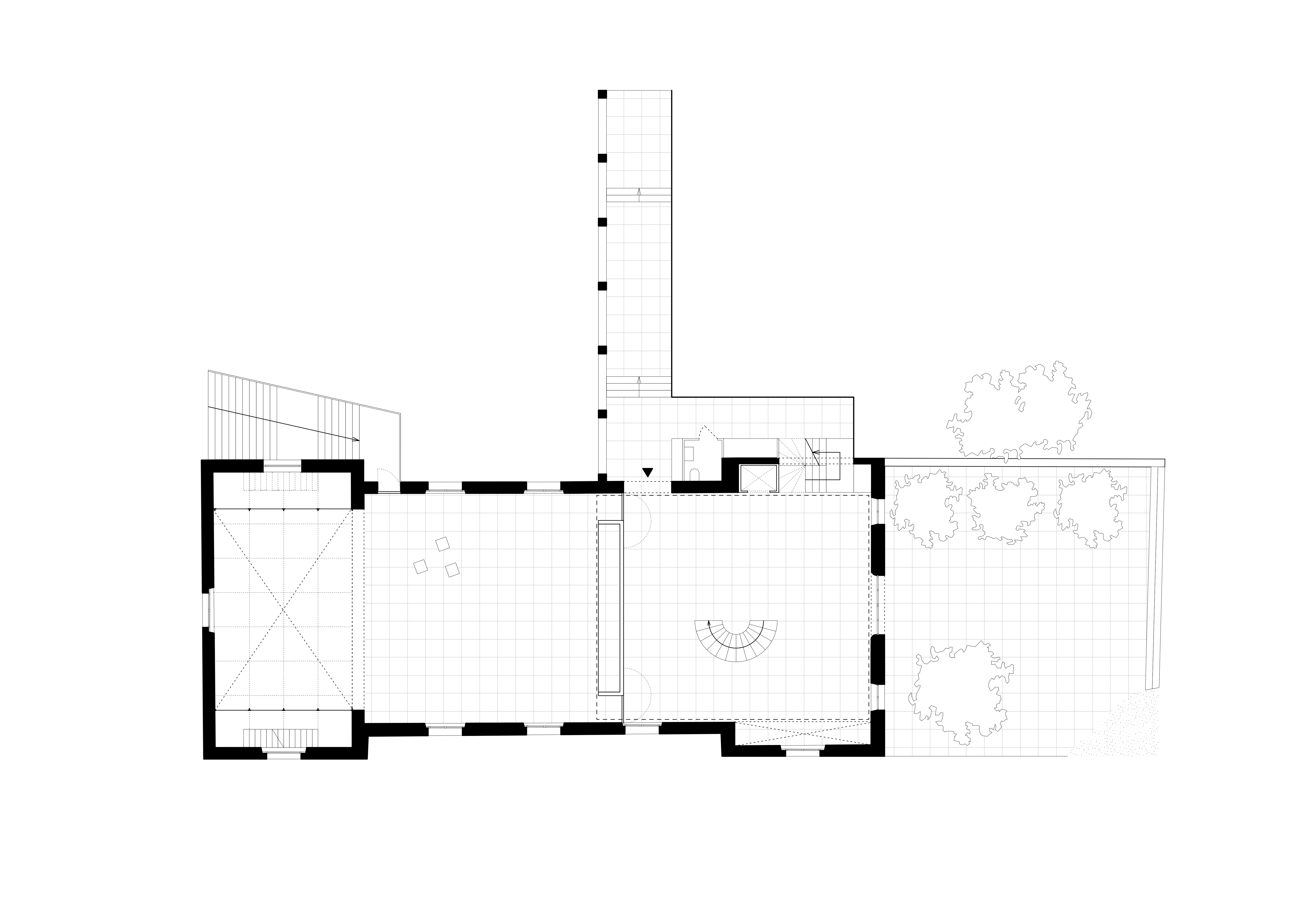 Le Brassus - Plan du rez-de-chaussée - agences architecture