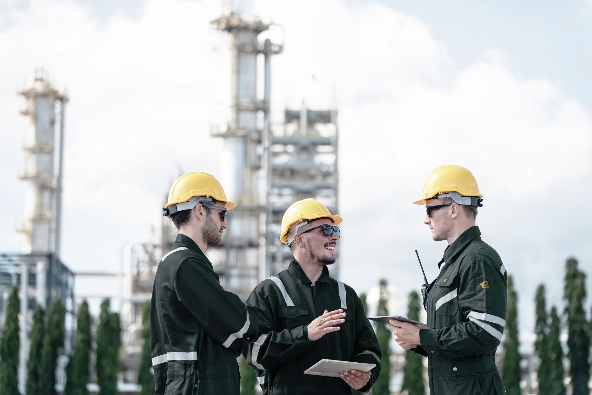 Team di ElettroCore al lavoro in un impianto industriale