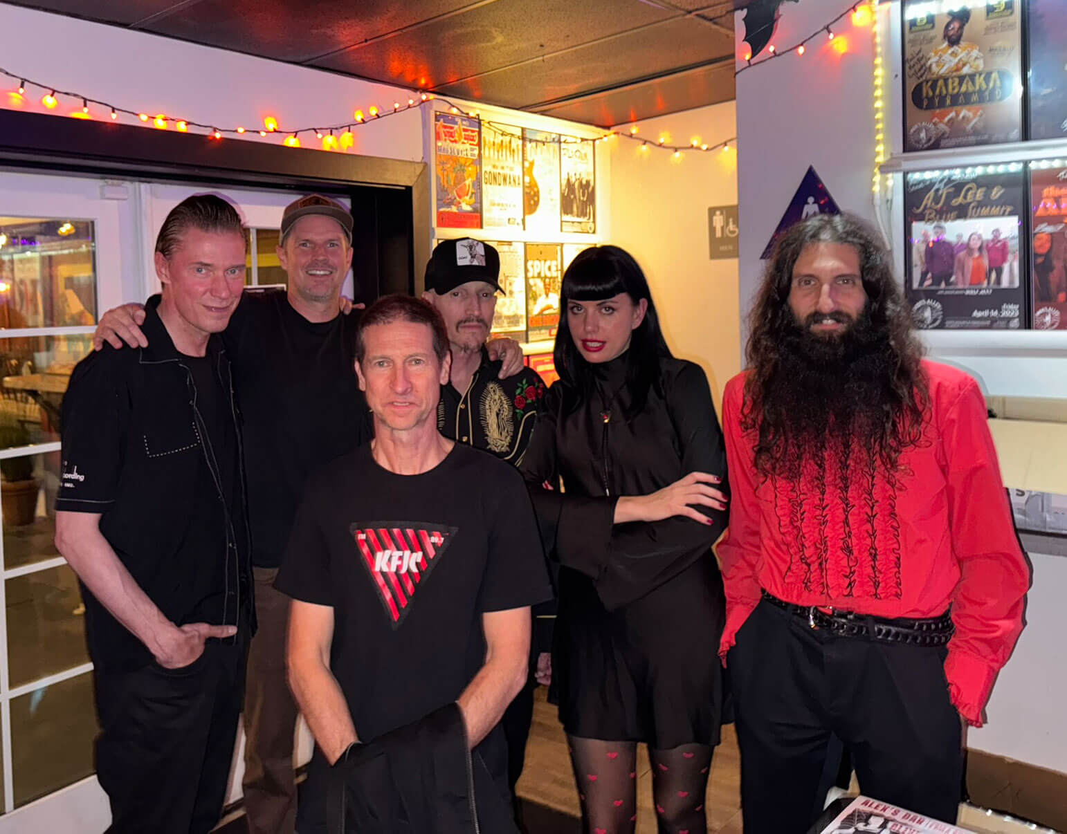 The Dead Kampers band opened up for Messer Chups at Moe's Alley in Santa Cruz, CA.
