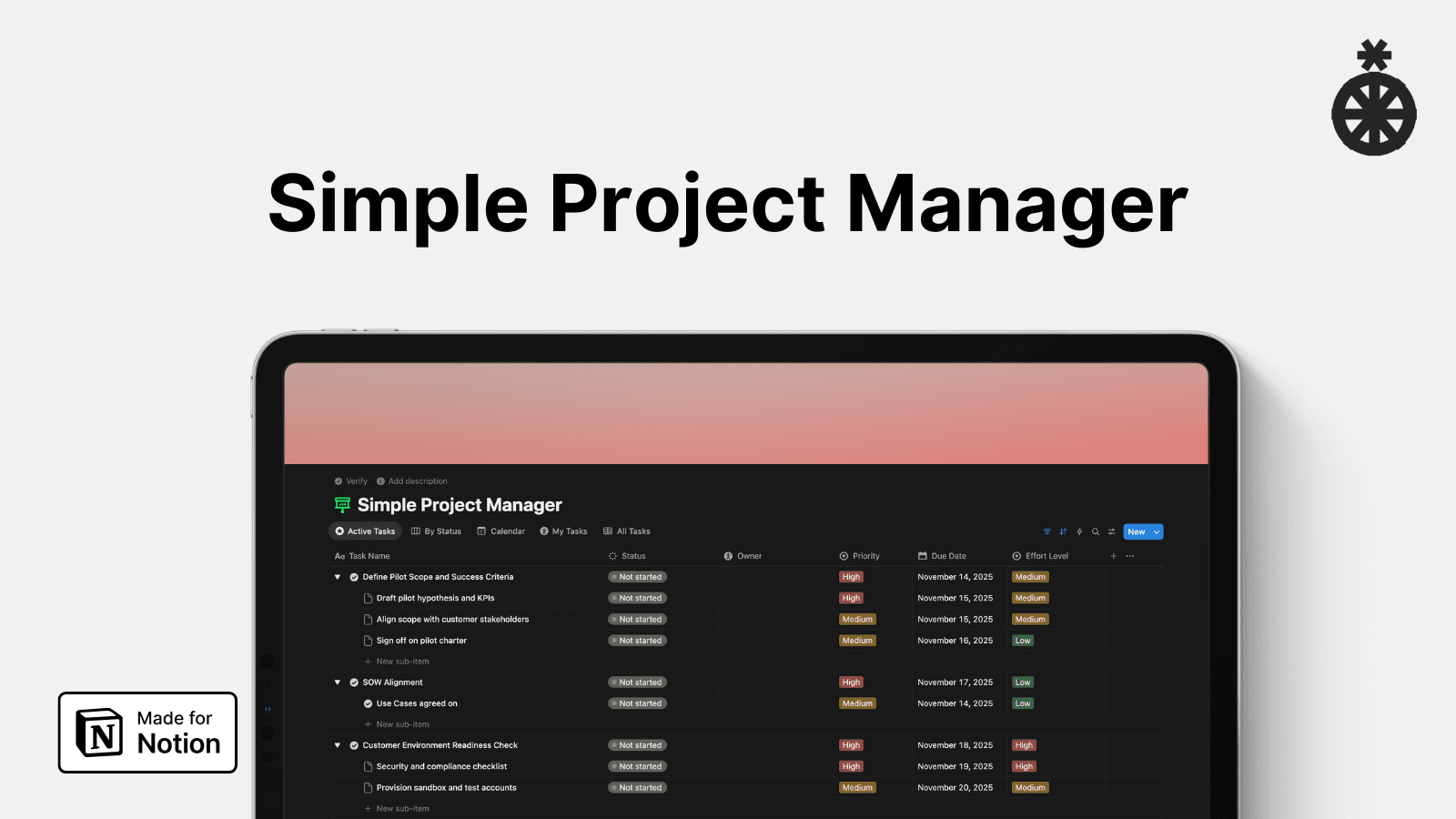 Fortuna Simple Project Manager