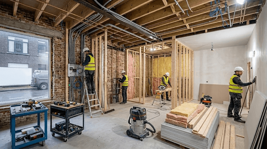 Ouvrier sur chantier