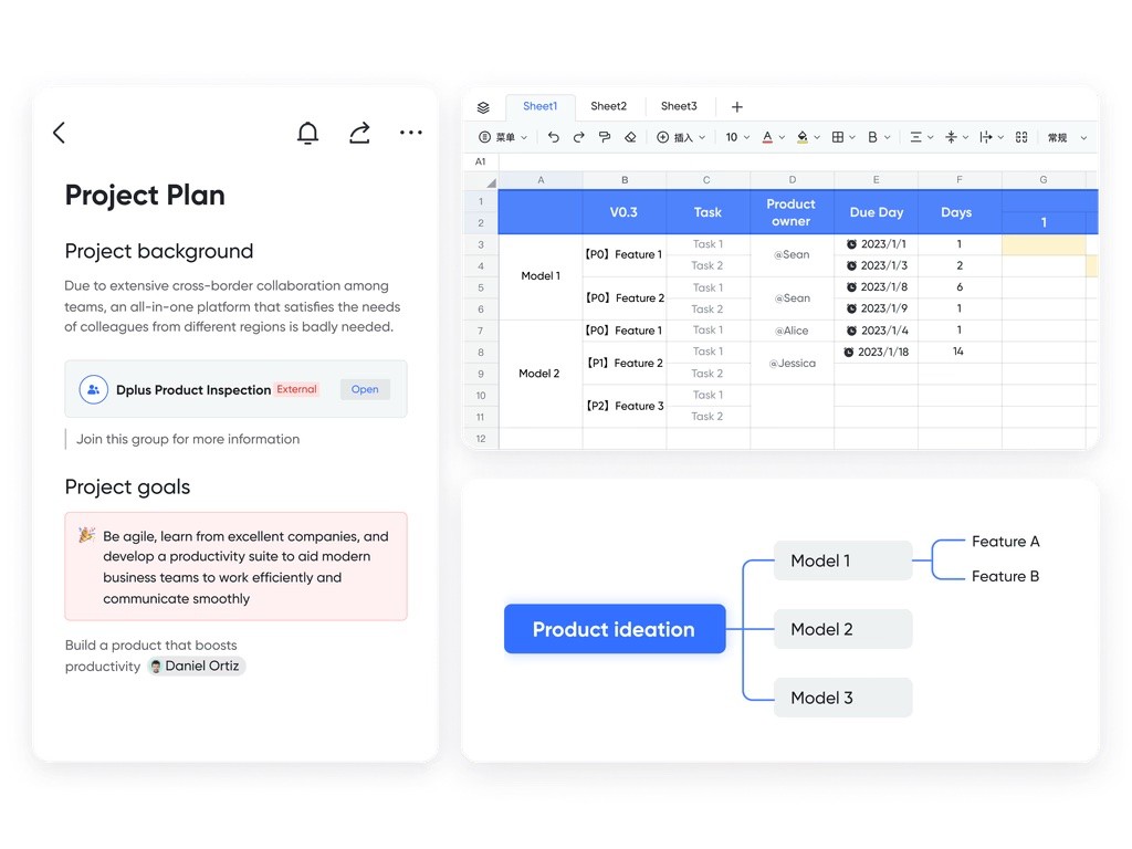 View and collaborate on documents