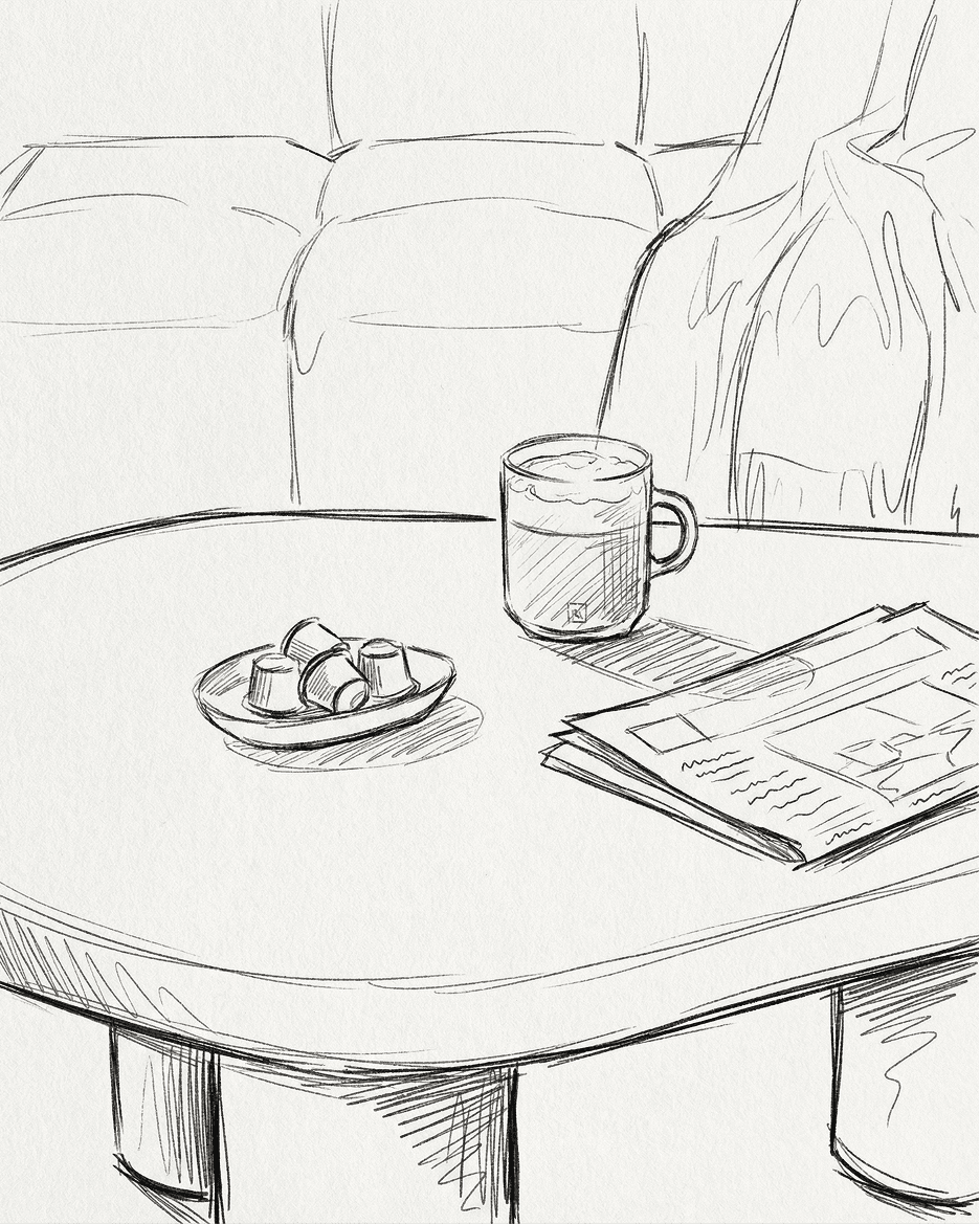 Streetside billboard with flyposters of the Batch.Works brand and illustrations