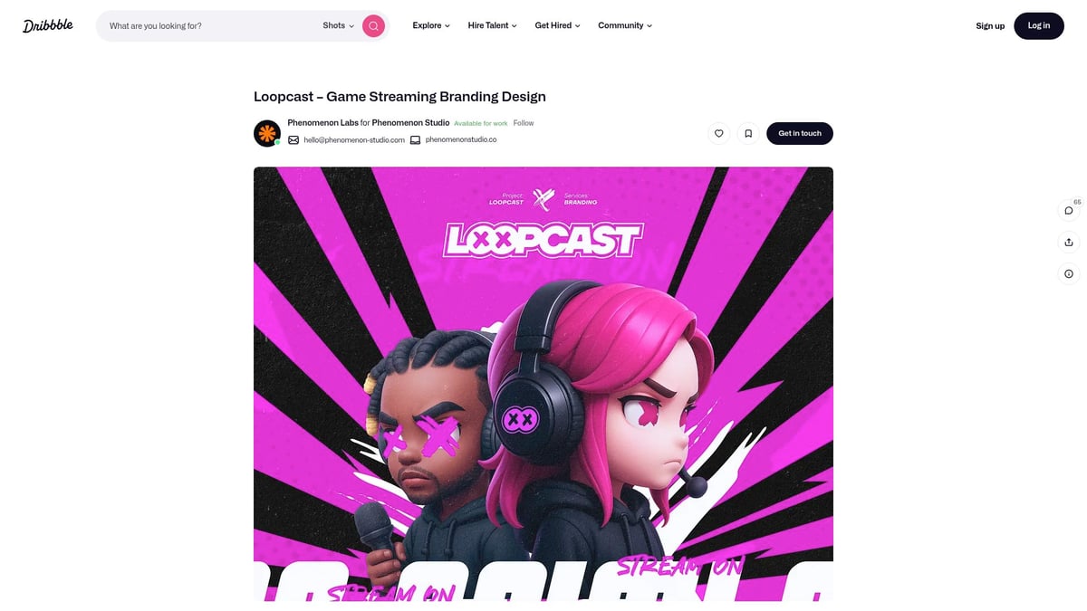7 Must-See Branding Website Ideas for 2026 - Loopcast – Game Streaming Branding Design