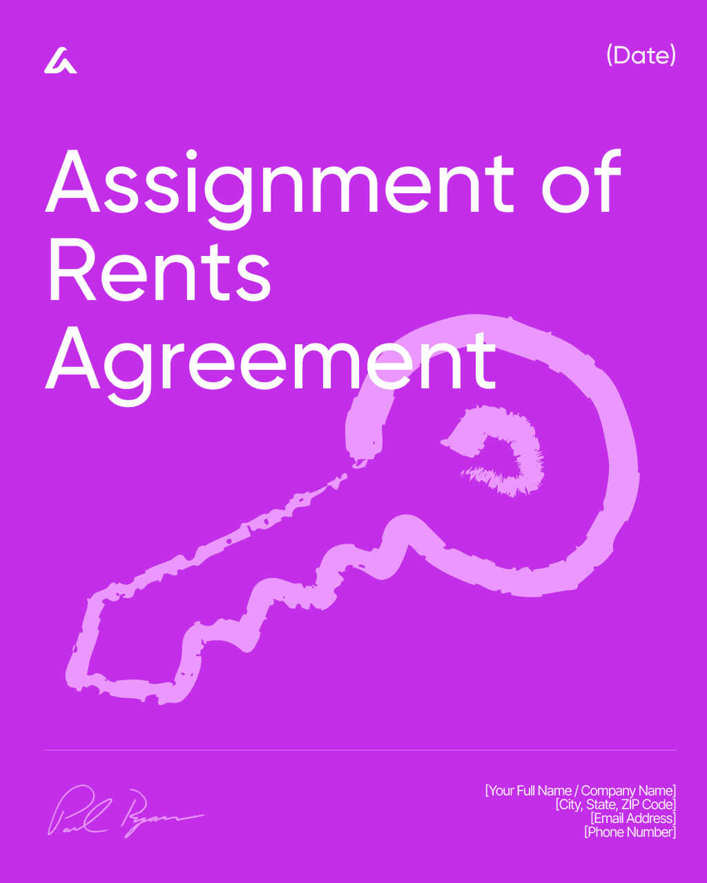 Assignment of Rents Agreement
