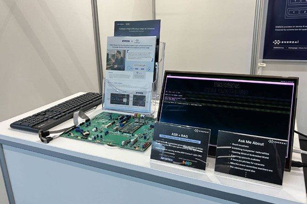 An example of a Speech RAG model implemented on an Advantech AOM module; the fact that a Speech RAG can run on a power-efficient device suitable for real-world deployment is significant in itself.