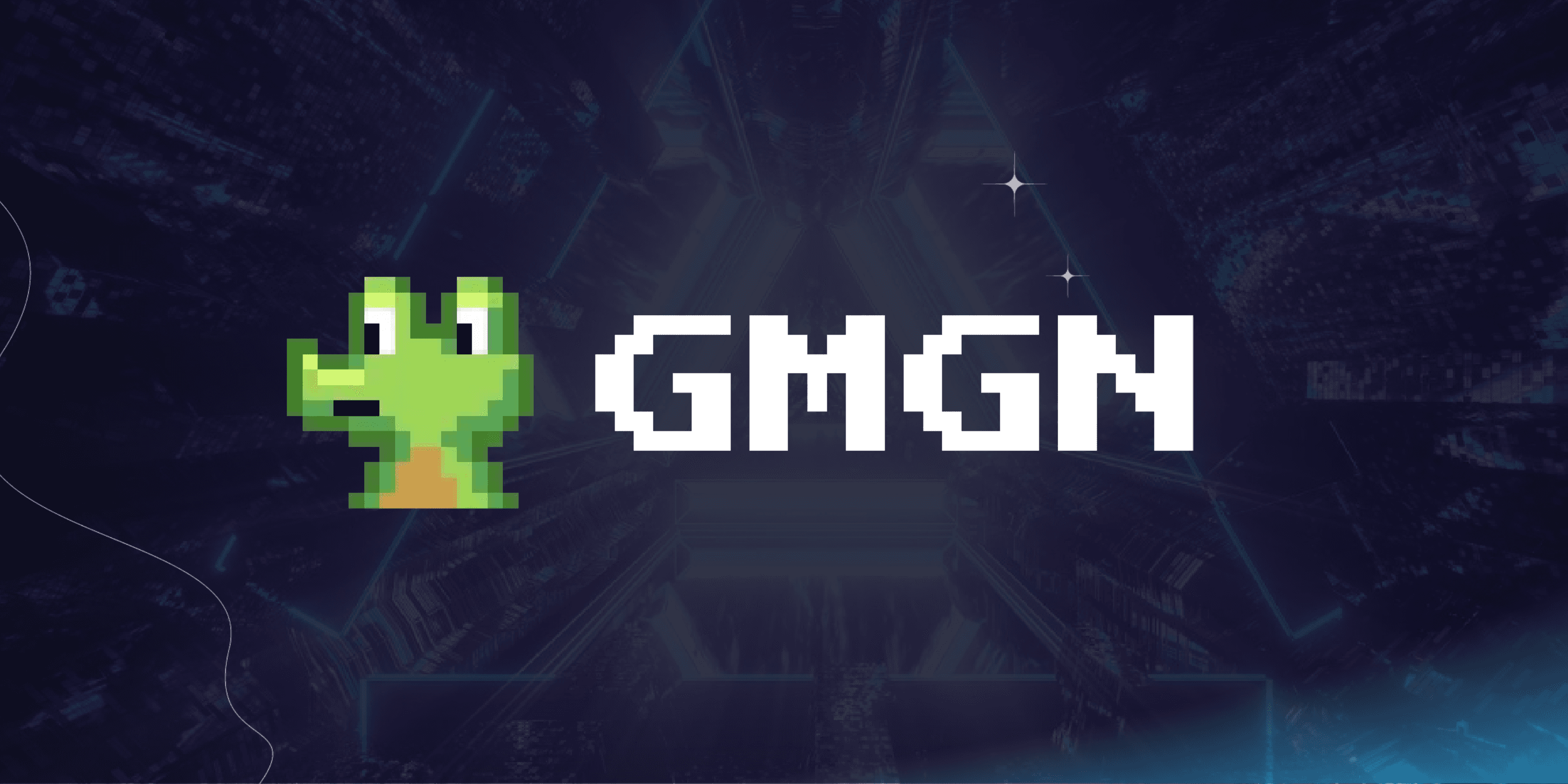 Image displays "GMGN" logo design - GMGN AI Alternative 