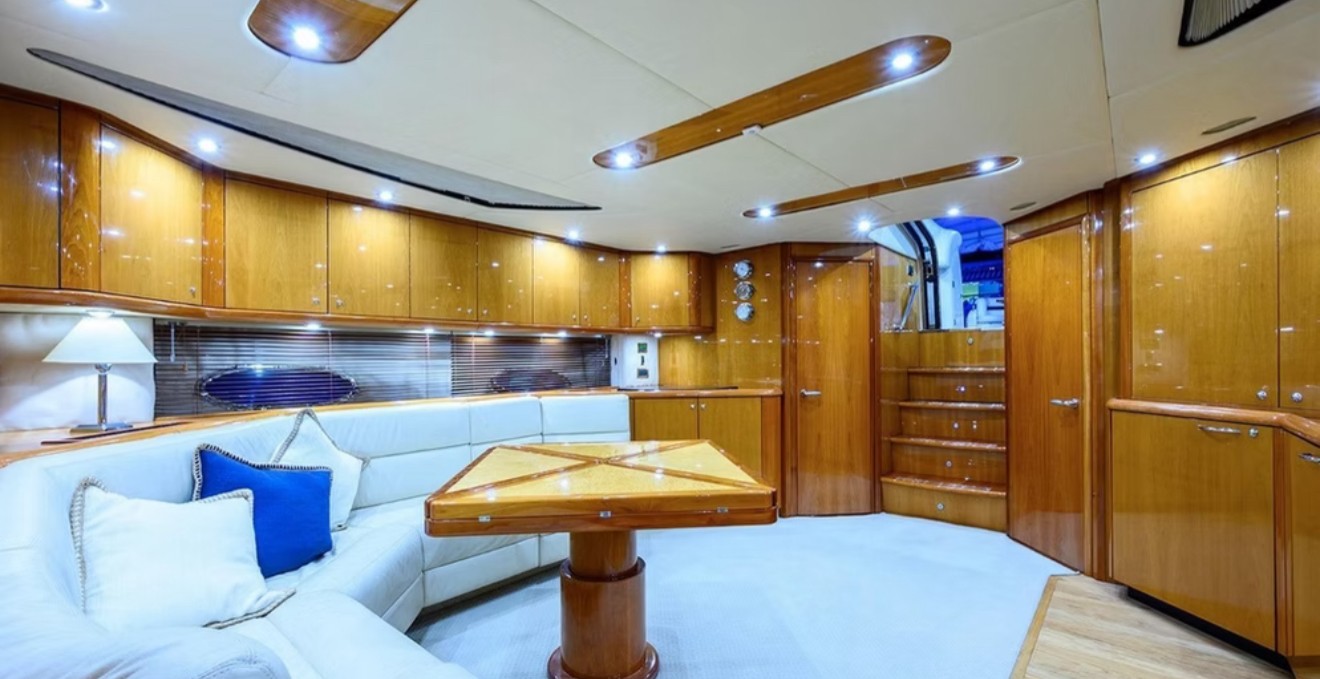 Yacht on water