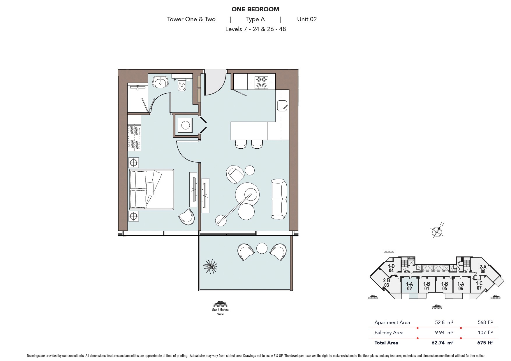 Nautica 2 1-Bedroom