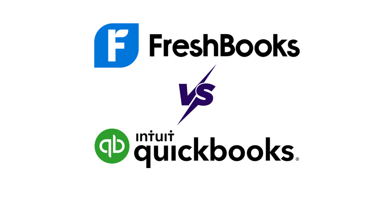 Freshbooks vs Quickbooks logos