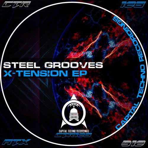 Steel Grooves — X-Tension EP cover artwork