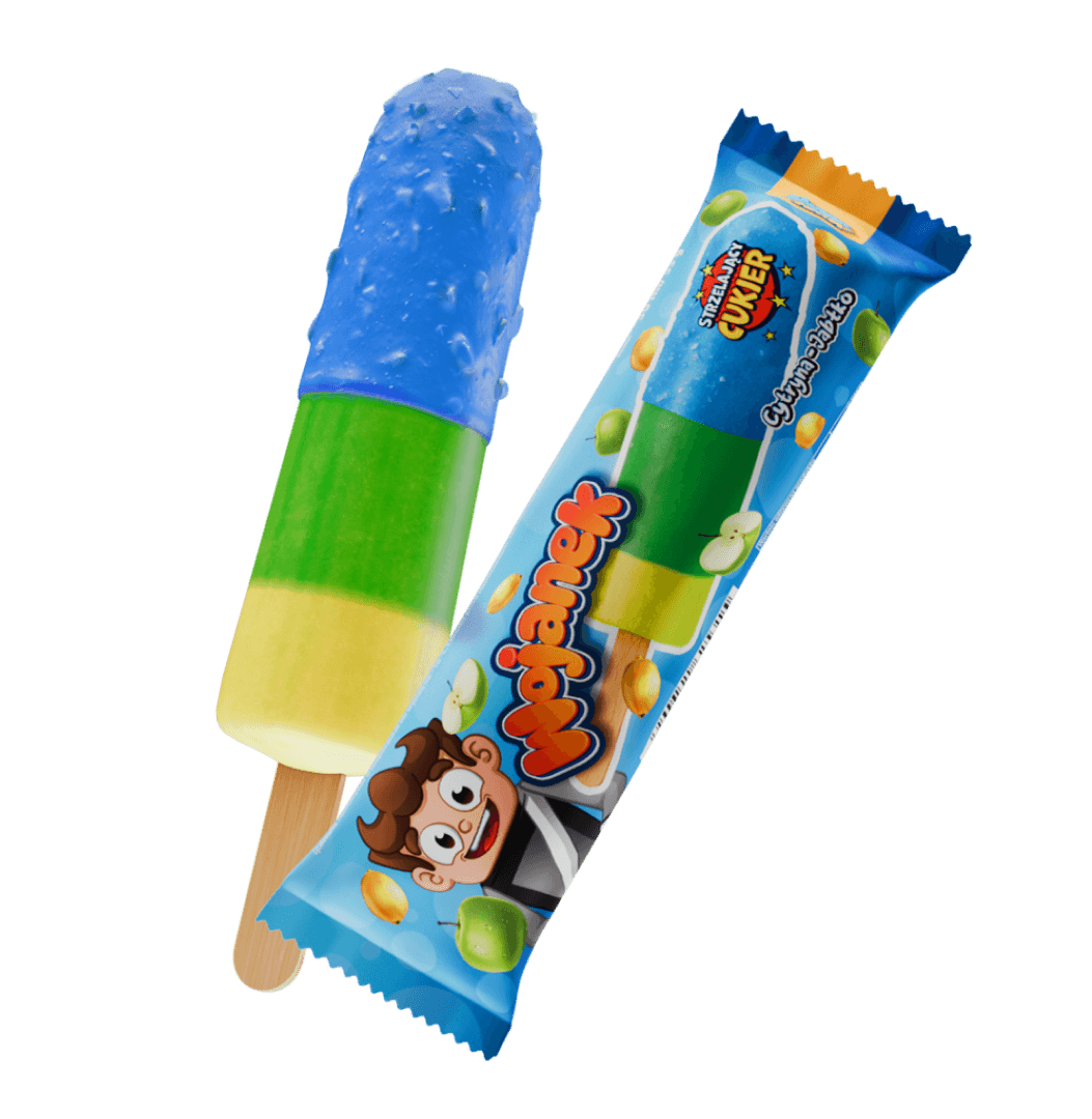 Wojanek – lody jabłko-truskawka